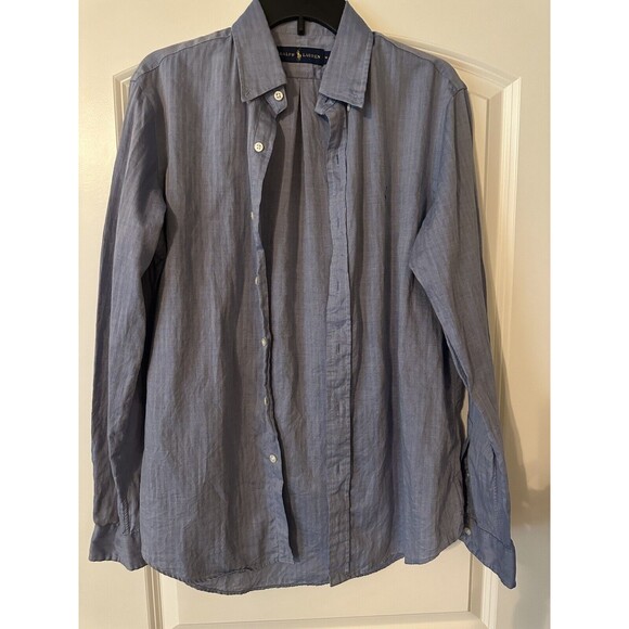 Ralph Lauren Mens M Shirt Classic Fit Button Down Multicolor Long Sleeves - Picture 1 of 2